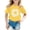 R250 Yellow, variant on Infant Girls T-Shirts Summer Crew Neck Short Sleeve Flower Print Tees School Casual Soft Girls Tees Size 1-2 Years Pink