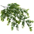 thumbnail image 3 of Fake Leaves Plants for Christmas Decor, Gold Artificial Shrubs Grass Foliage Plastic Bulk Leaf Indoor Outdoor Home Garden Party Hotel Verandah Wedding Event Faux DIY Decoration - Golden 5 Pack, 3 of 5