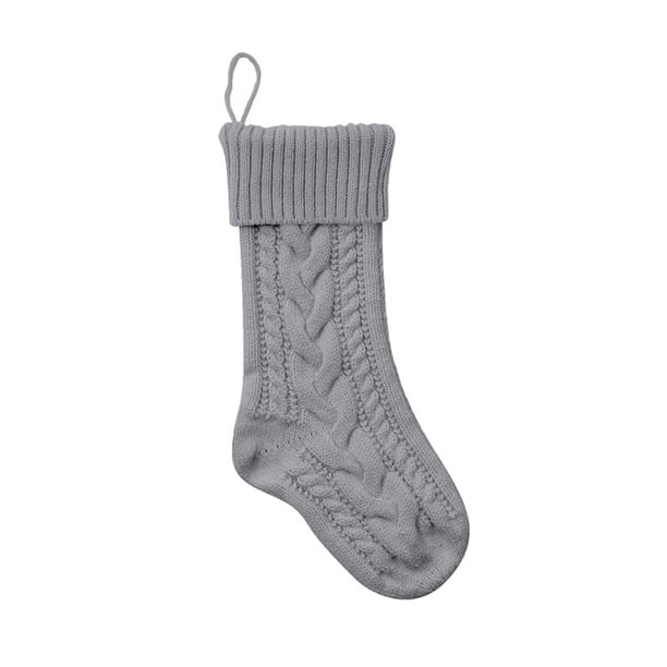 Calcetines Saco Decoración Calcetín De Navidad Regalo Tejido Calcetines Paquete Calcetín