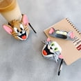 thumbnail image 4 of Funda de silicona para Airpods compatible con Airpods 1 y 2, divertidos dibujos animados en 3D [serie de animación de juegos] (Jerry), 4 of 5