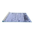 thumbnail image 2 of Ahgly Company Machine Washable Indoor Rectangle Solid Blue Modern Area Rugs, 6' x 9', 2 of 4