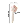 thumbnail image 3 of Cepillo de baño para mascotas, cepillo de baño para perros, cepillo de baño para perros, cepillo de masaje para perros de pelo largo y corto, cepillo de ducha para gatos (rosa), 3 of 4