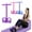 Purple, variant on Big Boy 6-Tube Elastic Yoga Pedal Puller Resistance Band