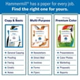 thumbnail image 3 of Impresora: papel Hammermill, 20 libras, 11 x 17, 500 hojas, 92% brillante, 3 of 8