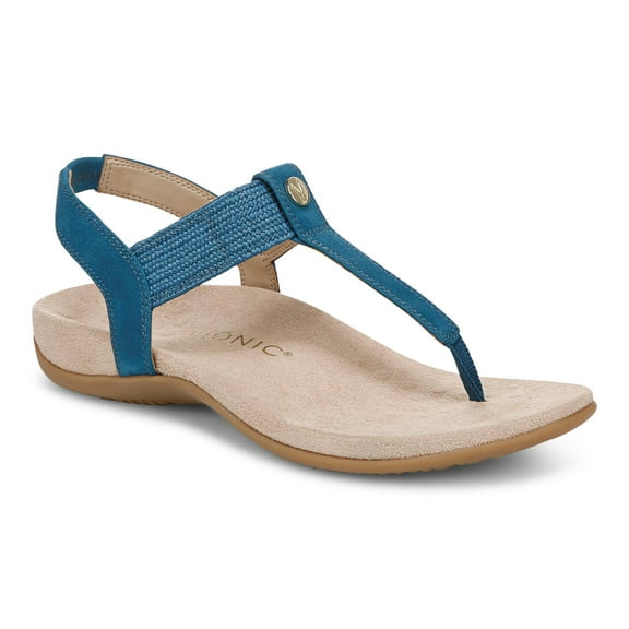Vionic Brea Women's Sandals Celestial Teal Nubuck Size 6.5 M