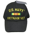 thumbnail image 3 of Veteran Vietnam US Navy Vet Cap HAT BLACK (LICENSED), 3 of 5