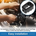 thumbnail image 6 of Black Motorcycle Shifter Footrests Pegs for HARLEY-DAVIDSON RA1250 2021-2024 Square Shift Foot Rests Peg Footboards Aluminum, Iron 1 Pc, 6 of 6