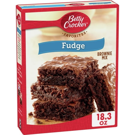 Betty Crocker Fudge Brownie Mix, Family Size, 18.3 oz