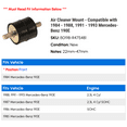 thumbnail image 2 of Air Cleaner Mount - Compatible with 1984 - 1988, 1991 - 1993 Mercedes-Benz 190E 1985 1986 1987 1992, 2 of 2