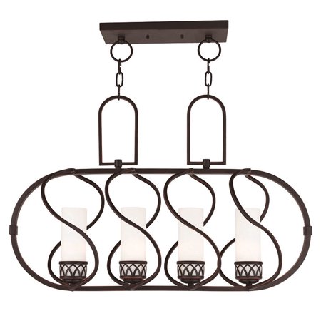 

Livex Lighting Westfield 4 Light Linear Chandelier