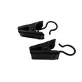 thumbnail image 4 of EeaseCA 120pcs Drapery Eletroplating Iron Rings with Hooks Curtain Metal Loops with Clips (Black), 4 of 7