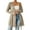 #1_Beige, variant on Women's Belted Cardigan - Tie Front Long Sleeve Open Front | Trendy Fall Cover Up Lightweight Office to Lounge Layer Minimalist