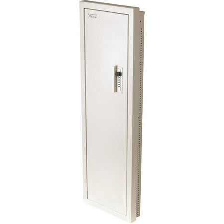 V Line Closet Vault Ii Gun Safe In Wall Cabinet Off White
