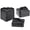 As Shown, variant on Gymnture 16PCS Furniture Risers Anti-Adjustable Bed Risers for Home and Office (Black)