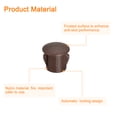 thumbnail image 3 of 36Pack 6mm(15/64") Plastic Hole Plugs Panel Flush Type Knockout Locking Plugs, Brown, 3 of 6