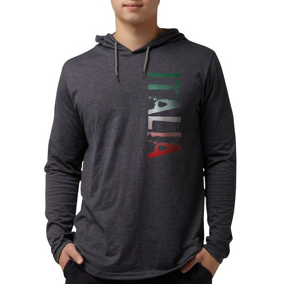 CafePress - Italia Long Sleeve T Shirt - Mens Hooded Shirt