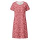 thumbnail image 3 of WILLBEST Vestidos Floreados para Mujer Vestido Casual de Mujer para Uso Diario y Hogar con Cuello Redondo y Dobladillo Acampanado para Primavera, Verano y Otoño. Grande​​, 3 of 3