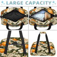 thumbnail image 5 of Herdesigns Orange Sports Duffle Bag for Women & Men, Fruits Flower Gym Bag Dance Bag Overnight Bag Carry On Weekender Travel Bag, 5 of 7