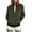 Army Green, variant on QQNHM Womens Corduroy Bomber Jacket Full Zipper Long Sleeve Lightweight Coat Fall Casual Baseball Outerwear