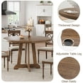 thumbnail image 3 of 47 inch Round Dining Table for 4-6 People, Kitchen Table, Wood Circle Table, Farmhouse Dining Room Table for Kitchen (Only Table), 3 of 5