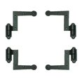 thumbnail image 1 of Wood Shutter Hardware 30-14-88514 New York Style Hinge Kit, Black, 1 of 1