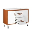 thumbnail image 3 of Modway Energize 48"Wood Double Sink Bathroom Vanity in Cherry/White, 3 of 4