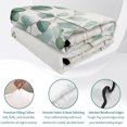 thumbnail image 4 of Queen Quilt Set 90''x96'', Eucalyptus Leaves Lightweight Bedspread Coverlet Set with 2 Pillow Shams, Spring Summer Botanical Watercolor Breathable All Season Quilt Bedding for Bedroom/Guest Room, 4 of 9