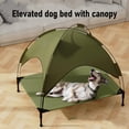 thumbnail image 4 of Cama De Mascotas Elevada Con Dosel, Cuna Sombra Más Grande, Para Perros Al Aire Libre Portátil Pies Goma Sin Deslizamiento,, 4 of 7