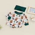 thumbnail image 3 of Ensemble de Combinaisons pour Bébés Filles Imprimé Animal Manches Longues Col et Bandeau, 3 of 8