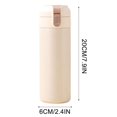 thumbnail image 5 of Tuvgenk Insulated Water Bottle 13 Oz Stainless Steel Water Bottle Flask Reusable White Leak Proof for Home Office Outdoor Travel, 5 of 5