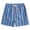 Sapphire Blue, variant on Men's Drawstring Vertical Stripes Shorts 5" Casual Summer Lightweight Lounge Beach Shorts with Pockets