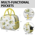 thumbnail image 6 of Lunch Bag Lunch Box for Women Reusable Insulated Lunch Bags,Water-Resistant Lemon Pattern Cooler Lunch Tote Bag, Large Capacity for Work Travel Picnic, 6 of 6