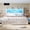 Distressed White, variant on VanAcc King Size Bed with 49.6" Bookcase Headboard, Dual Side Storage Racks, 4 Drawers, RGB LED Lighting, Charging Station, Black Finish
