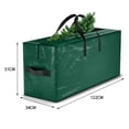 thumbnail image 3 of Christmas Tree Storage Bag, Christmas Tree Bag Durable Protects against Dust Moisture 600D Oxford Cloth Xmas Tree Storage Bag Green 122x34x51cm, 3 of 6