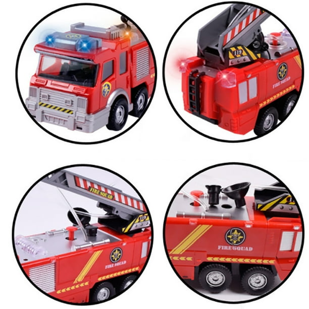 Jouet pour enfants jouet camion de pompiers rétractable - Temu Canada