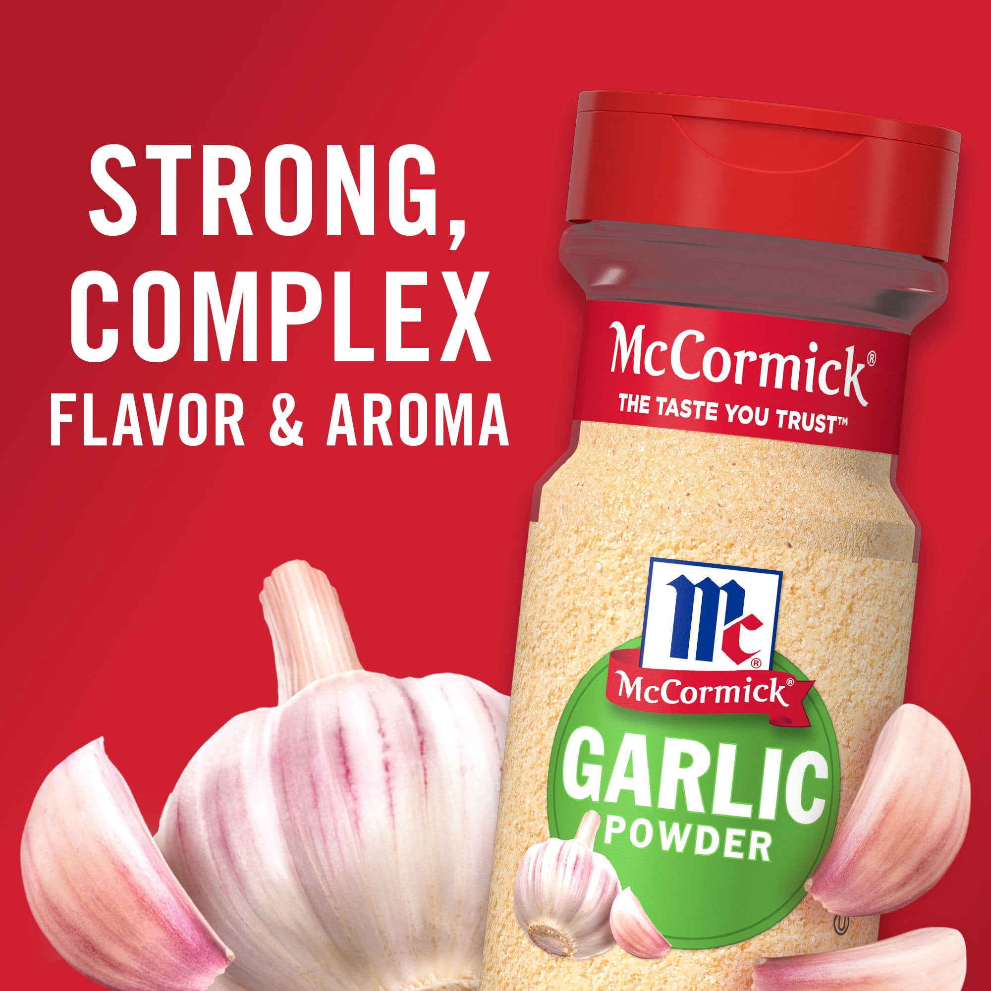 Pack Of 3 McCormick Garlic Powder, 5.37 oz (Package May Vary)