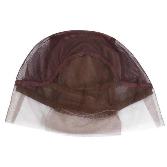 OFFIGAM Soft Brown Lace Wig Cap Mesh Hair Net Adjustable Fit Breathable Comfortable Material