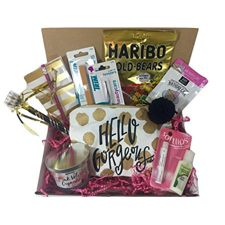 Complete Birthday Gifts Basket Box for Her-Women, Mom, Aunt, Sister or Friend, (Gift Baskets For Your Best Friend)