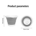 thumbnail image 3 of Eeatig Mini Washing Machine Portable Foldable Sound Waves Turbine Washers Personal Cleaning Machine Usb Folding for Clothes Socks Underwear Bra Laundry Tub for Home Travel Apartments, 3 of 9