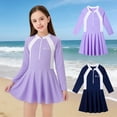 thumbnail image 2 of Swimsuits for Girls with Shorts Ruffled Styles Hawaiian Soft & Lightweigh Upf 50+ Uv Sun Protection Girls Cutout One-Piece Bathing Suit for Cute Swimwear 9-18y, 2 of 6