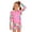 Multicolour, variant on Girls Rash Guard Two Piece Swimsuit - Toddler Long Sleeve Bathing Suit with Front Zipper UPF 50  Sun Print Swimwear for Kids Ages 3-7(Multicolour/4Y)