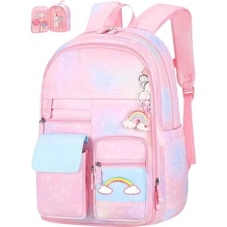 NEW Madden Girl Pastel Pink and Lavender Backpack side pockets back zippers NWT Madden Girl by Steve Madden clear | Mercari main image 4
