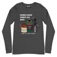 thumbnail image 1 of When Good Spirits Go Bad Unisex Long Sleeve Tee, 1 of 7