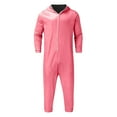 thumbnail image 5 of Rohuuque Women's and Men's Christams Onesie Playsuits Dress Up Pajama Jumpsuit with Zipper Front and Pocket Comfort Loungewear Red, 5 of 9