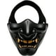 thumbnail image 1 of Medias máscaras de Airsoft, monstruo demonio malvado Kabuki Samurai Hannya Oni medias máscaras protectoras baile de máscaras, fiesta, Halloween, juego de guerra Cs Sincero Electrónica, 1 of 5