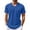 CD-Blue, variant on Mens Quick Dry V Neck T-Shirts Workout Soft Short Sleeve Moisture Wicking Running Athletic Gym Casual Tee Tops White S