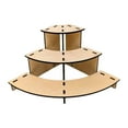 thumbnail image 4 of Table Display Stand Corner Rack Portable Shelf for Trade Shows Retail Displays Countertops, 4 of 7
