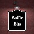 thumbnail image 2 of Waffle Bits BLACK Aluminum Composite Sign 15''x18'', 2 of 9