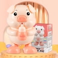 thumbnail image 5 of TIELUTT Cute Bunny/Pig Musical Toys | Light Up Musical Crawling Toys | Music Development Interactive Toddler Learning Ages 2-4 Multiplication Alphabet Board Wooden 100s Chart Board Games for Toddlers, 5 of 5