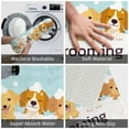 thumbnail image 3 of Balery Cute Dog In Bathtub1 Felpudo de franela, resistente a las manchas y a la decoloración, para uso interior y exterior, fácil de limpiar, 40 x 60 cm, 3 of 7